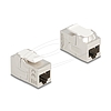Delock Keystone modul összekötő RJ45 aljzat RJ45 aljzat, Cat.6A árnyékolt