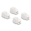 Delock Keystone modul, RJ45-aljzat Cat.6A UTP 4 db.-os