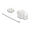Delock Keystone modul RJ45 aljzat LSA, Cat.6A UTP 180 szerszám nélküli
