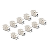 Delock Keystone Modul RJ45 anya - LSA Cat.6A eszközmentes fehér 10 db-os szett