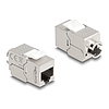 Delock Keystone Modul RJ45 anya - LSA Cat.6A Slim fokos eszköz nélkül szerelhető