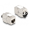 Delock Keystone Modul RJ45 anya - LSA Cat.6A STP lezáró füllel és kábel rögzítő nélkül