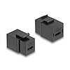 Delock Keystone modul USB 2.0 Type-C anya anya fekete színű