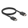 Delock Koaxiális DisplayPort kábel 16K 60 Hz 80 Gbps 1 m