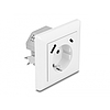 Delock Konnektor két USB töltő csatlakozóval, 1 db. A-típusú USB és 1 db. USB Type-C PD 3.0-val, 18 W