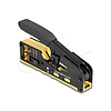 Delock Krimpelő eszköz 6P/8P RJ45/RJ11 csatlakozókhoz Cat. 5/6/7 vágóval és csupaszítóval