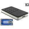 Delock Külso ház M.2 B kulcsmodul 42 mm SSD-hez > USB 3.0 Micro B-típusú anya titkosítás funkcióval (42594)
