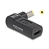 Delock Laptop töltőkábel adapter USB Type-C anya - HP 4,8 x 1,7 mm apa 90 fokban hajlított (60006)