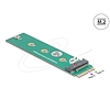 Delock M.2 kulcs A+E apa - M.2 kulcs M csatlakoztató adapter
