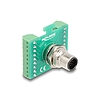 Delock M12 transzfer modul adapter 17 tűs A-kódú apa - 18 tűs sorkapocs installáláshoz