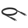 Delock Mini DisplayPort kábel 16K 60 Hz 80 Gbps 1 m