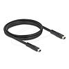 Delock Mini DisplayPort kábel 16K 60 Hz 80 Gbps 1,5 m