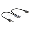 Delock Mini PCIe adapter teljes méret - 2 x USB 2.0 A-típus anya 30 cm
