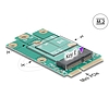 Delock Mini PCIe apa - M.2 kulcs E csatlakoztató adapter