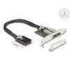 Delock Mini PCIe I/O PCIe teljes méretű 2 x SFP Gigabit LAN