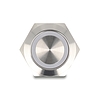 Delock Nyomógomb beszereléshez 19 mm 4 db. csavarhely LED fehér