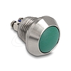 Delock Nyomógomb installáláshoz 12 mm 2 db. csavaros kapocs zöld