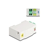 Delock Optikai szál csatlakoztató doboz DIN sínhez csatlakozó tartállyal és 4 xLC Duplex coupler-rel