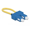 Delock Optikai szálas hurok adapter SC / UPC szimpla mód kék (86920)