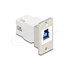 Delock Panelre szerelhető USB 5 Gbps B-típusú anya - USB A-típusú anya kúpos