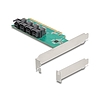 Delock PCI Express 16 kártya 4 x belső SFF-8643 NVMe-hez - elágazás - alacsony profilú formatényező