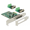 Delock PCI Express Card > 2 x Serial RS-422/485 ESD védett opcionális túlfeszültség-védelem (65841)