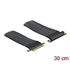 Delock PCI Express Riser kártya x8 - x8 hajlékony kábellel, 30 cm (85766)