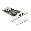 Delock PCI Express x2 kártya - 2 x RJ45 5 Gigabit LAN