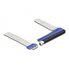 Delock PCI Expressz riser kártya x1 apa - x16 szlot kábellel 20 cm