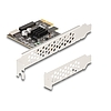 Delock PCI expressz x1 kártya - 1 x belső USB 5 Gbps Type-E Key A and 1 x 19 pin USB pin header male - alacsony profilú formatényező
