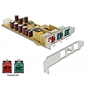 Delock PoweredUSB PCI Express Card > 1 x 24 V + 2 x 12 V (89655)