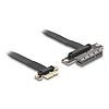Delock Riser kártya PCI Express 3.0 x1 x1-es apa x4-es bővítőhelyre, 30 cm-es kábellel