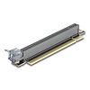 Delock Riser kártya PCI Express 3.0 x16 apa és x16 foglalat 90 -os derékszögben