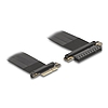 Delock Riser kártya PCI Express 3.0 x4 x4-es apa x8-as bővítőhelyre, 30 cm-es kábellel