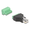 Delock RJ12 apa - Terminal Block Adapter 6 tűs 2-részes
