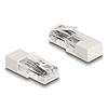 Delock RJ45 apa lezáró rezisztorral 120 Ohm fehér