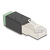 Delock RJ45 apa - Terminal Block Adapter 2 tűs
