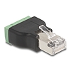 Delock RJ45 apa - Terminal Block Adapter 4 tűs