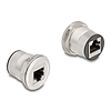 Delock RJ45 beépített anya kapcsoló Cat.6 STP alumínium