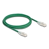 Delock RJ45 hálózati kábel Cable Cat.6A apa apa hajlított csatlakozóval U/FTP Slim 2 m, zöld