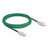 Delock RJ45 hálózati kábel Cable Cat.6A apa apa hajlított csatlakozóval U/FTP Slim 3 m, zöld