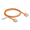 Delock RJ45 hálózati kábel Cat.6 UTP ultravékony 1 m narancssárga rövid csatlakoztatókkal