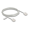 Delock RJ45 hálózati kábel Cat.6 UTP ultravékony 2 m szürke rövid csatlakoztatókkal