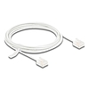 Delock RJ45 hálózati kábel Cat.6 UTP ultravékony 3 m fehér rövid csatlakoztatókkal