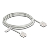 Delock RJ45 hálózati kábel Cat.6 UTP ultravékony 3 m szürke rövid csatlakoztatókkal