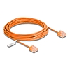 Delock RJ45 hálózati kábel Cat.6 UTP ultravékony 5 m narancssárga rövid csatlakoztatókkal
