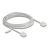 Delock RJ45 hálózati kábel Cat.6 UTP ultravékony 5 m szürke rövid csatlakoztatókkal