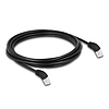 Delock RJ45 hálózati kábel Cat.6A S/FTP 45 fokban felfelé hajló 5 m fekete