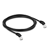 Delock RJ45 hálózati kábel Cat.6A S/FTP 45 fokban lefelé hajló 2 m fekete