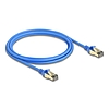 Delock RJ45 hálózati kábel Cat.8.1 F/FTP vékony 2 m kék